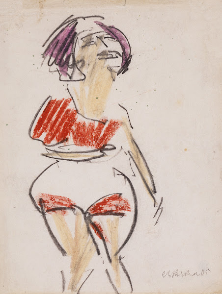 Stehende Frau ca 1909