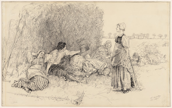 The Harvesters illustration toThe Leather Bottèl 1887
