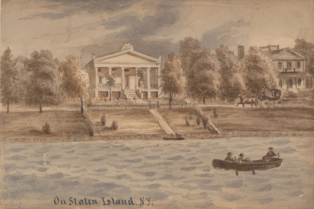 Inner Bay Staten Island New York ca 1872