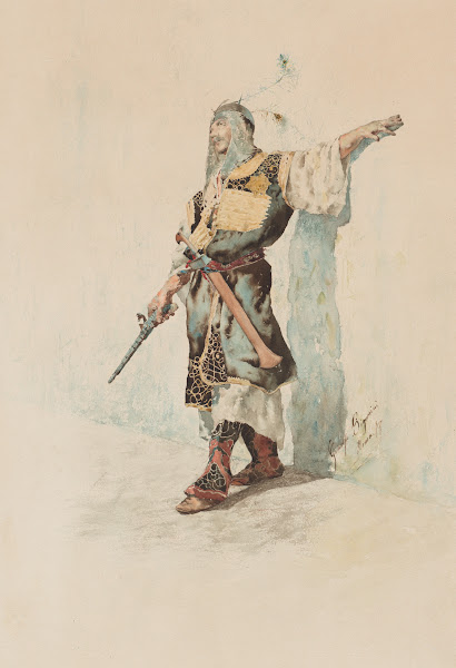 A Moorish Soldier before a Sunlit Wall 1878