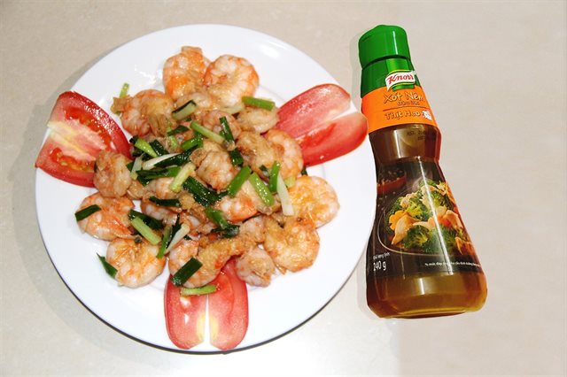 Tôm Ram Mỡ Hành