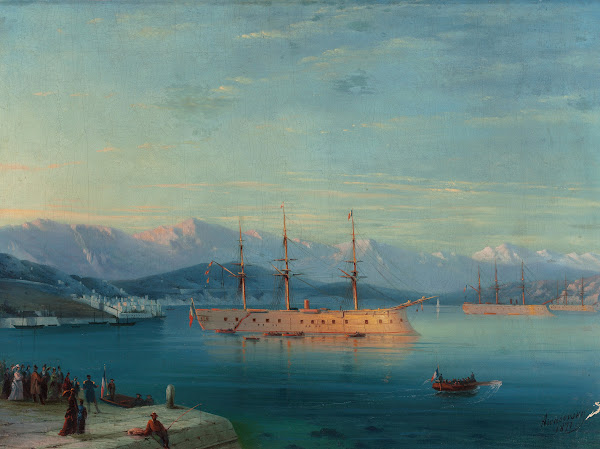 French Ships Departing the Black Sea 1871