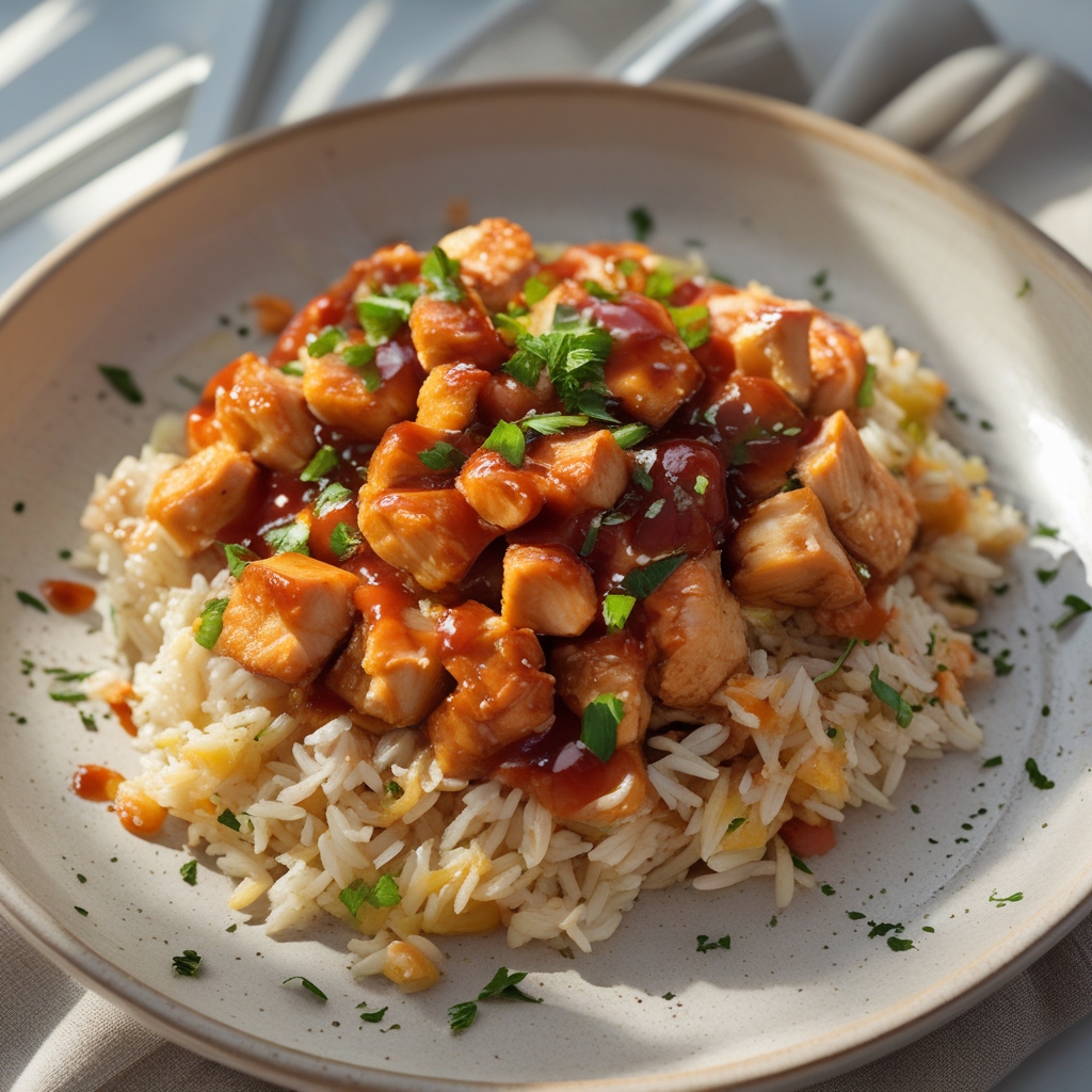 Honey BBQ Chicken Rice: Easy One-Pan Meal for Family Dinners You’ll Love