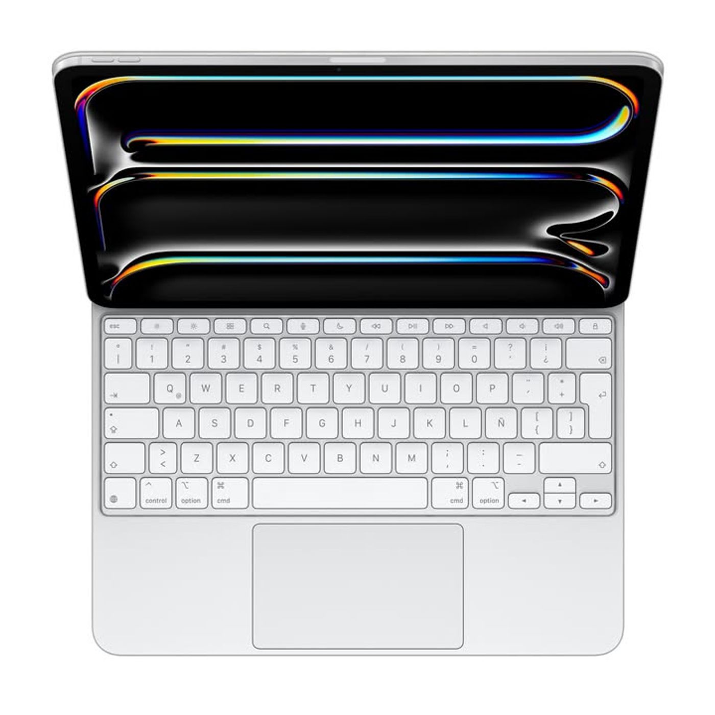 NEUES PRODUKT IM AKTUELLEN ANGEBOT: Magic Keyboard für iPad Pro 13 Zoll (M5) – Spanien (Lateinamerika) – Weiß
