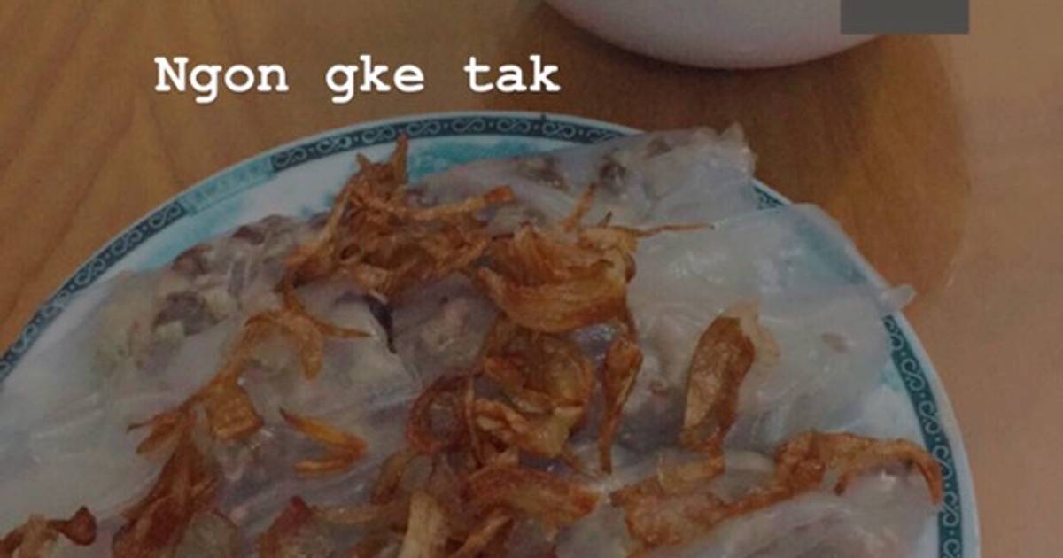 Bánh cuốn từ bánh tráng