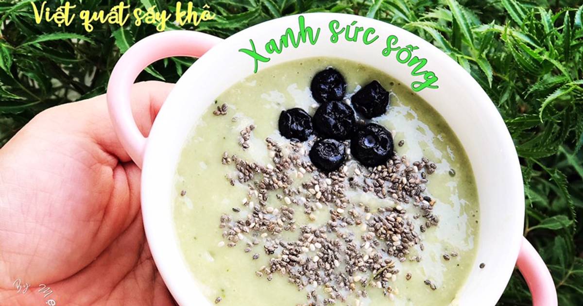 Smoothie Bowl xanh sức sống