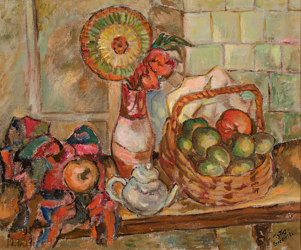 Still life with a basket 1930