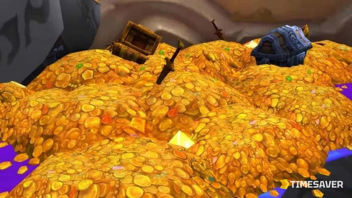 A hoard of WoW gold — the fresh-realm economy every Anniversary player is chasing