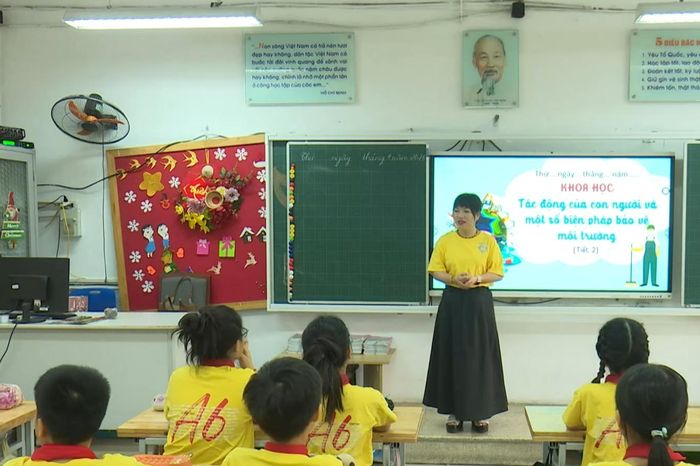 Gieo mầm ý thức xanh từ mái trường tiểu học - Đài Phát thanh và truyền hình Hà Nội