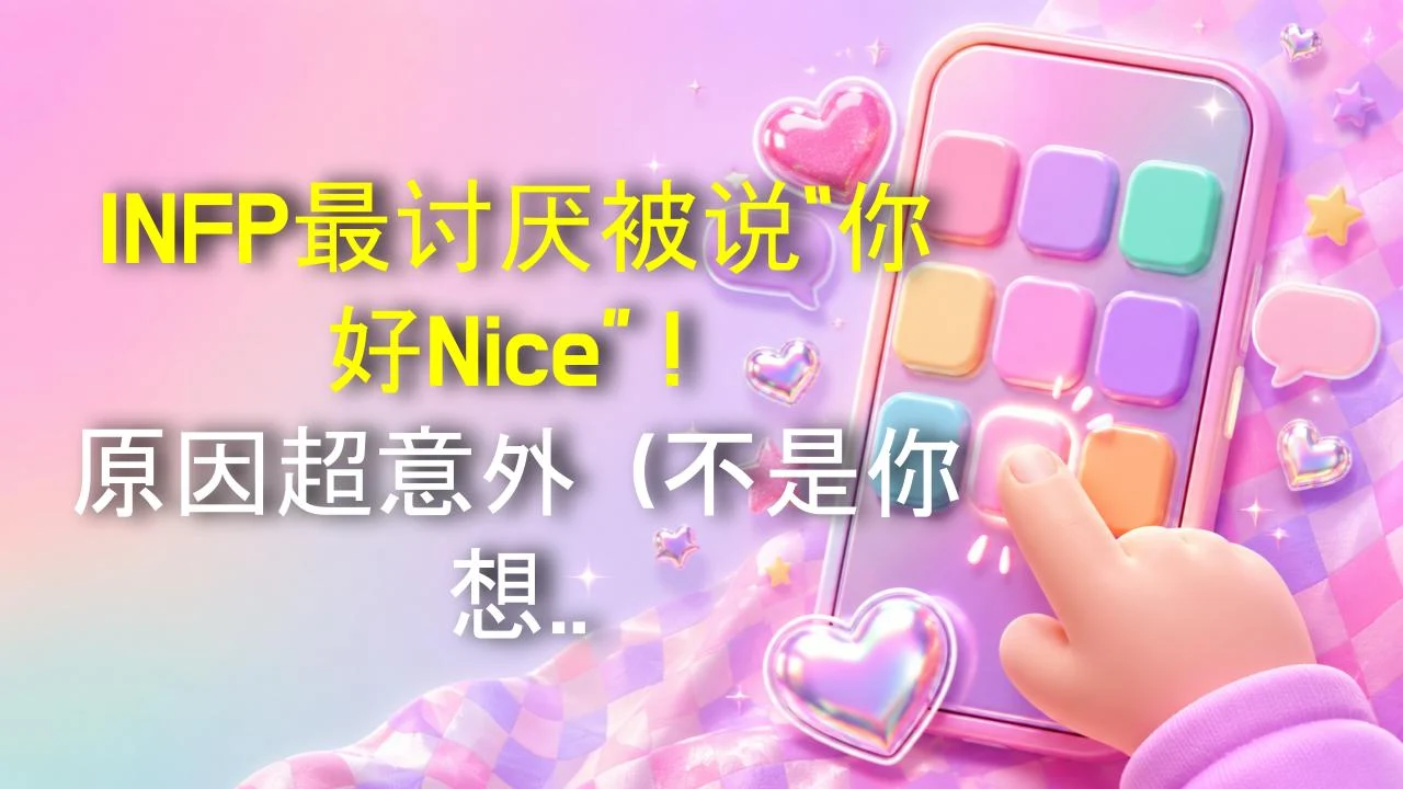 INFP最讨厌被说“你好Nice”！原因超意外（不是你想的那样）