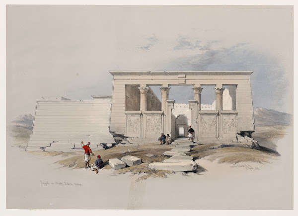 Temple at Wady Dabod Wadi Dâbûd Nubia 1846 1849