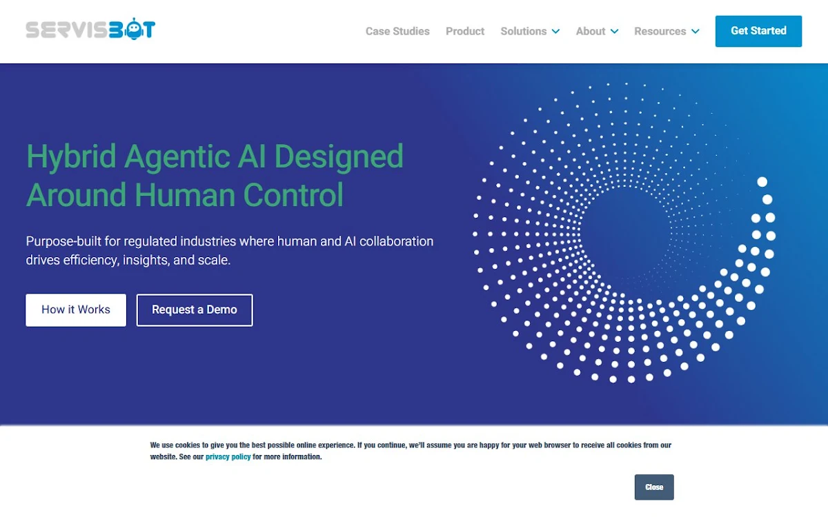 Captura de servisbot.com