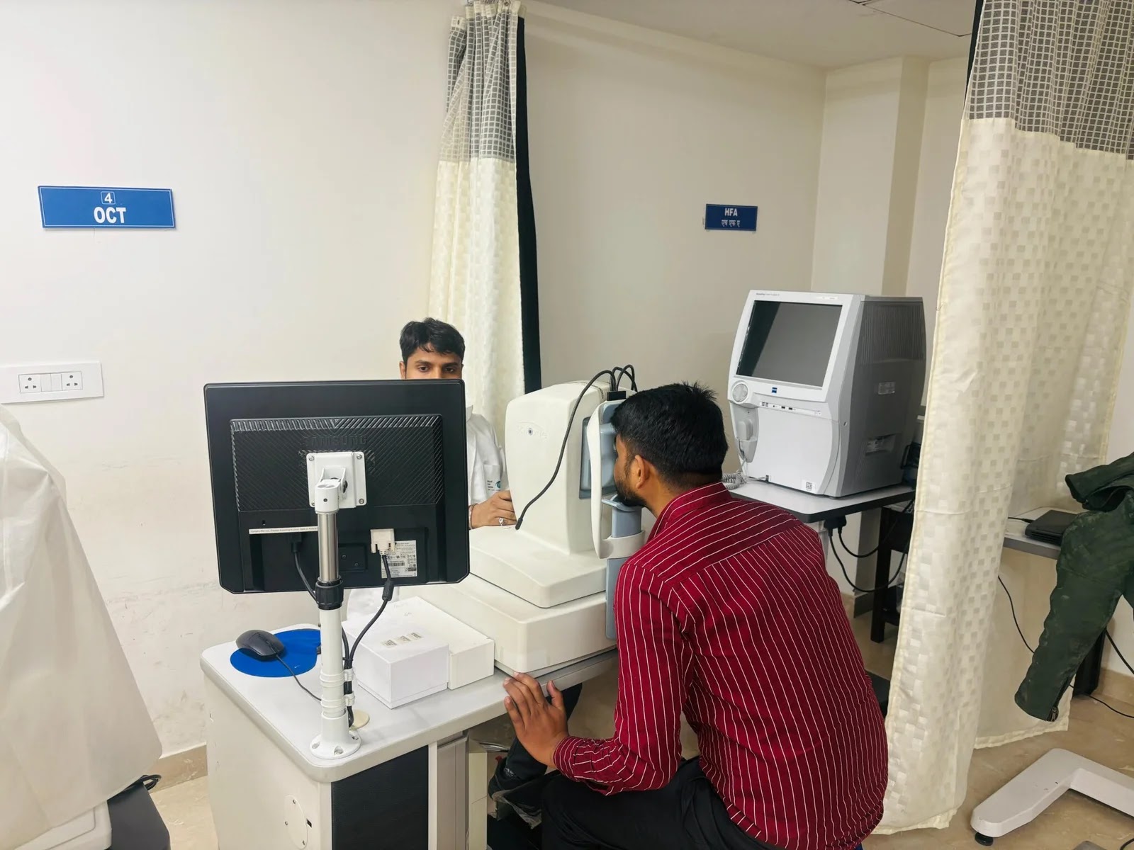 Optovue RTVue OCT and OCT Angiography unit at Dayal Eye Centre