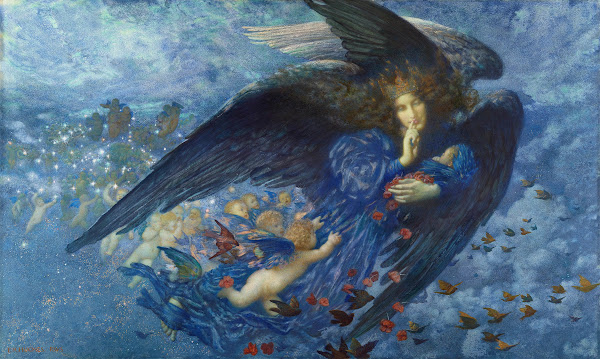 Night With Her Train Of Stars 1912