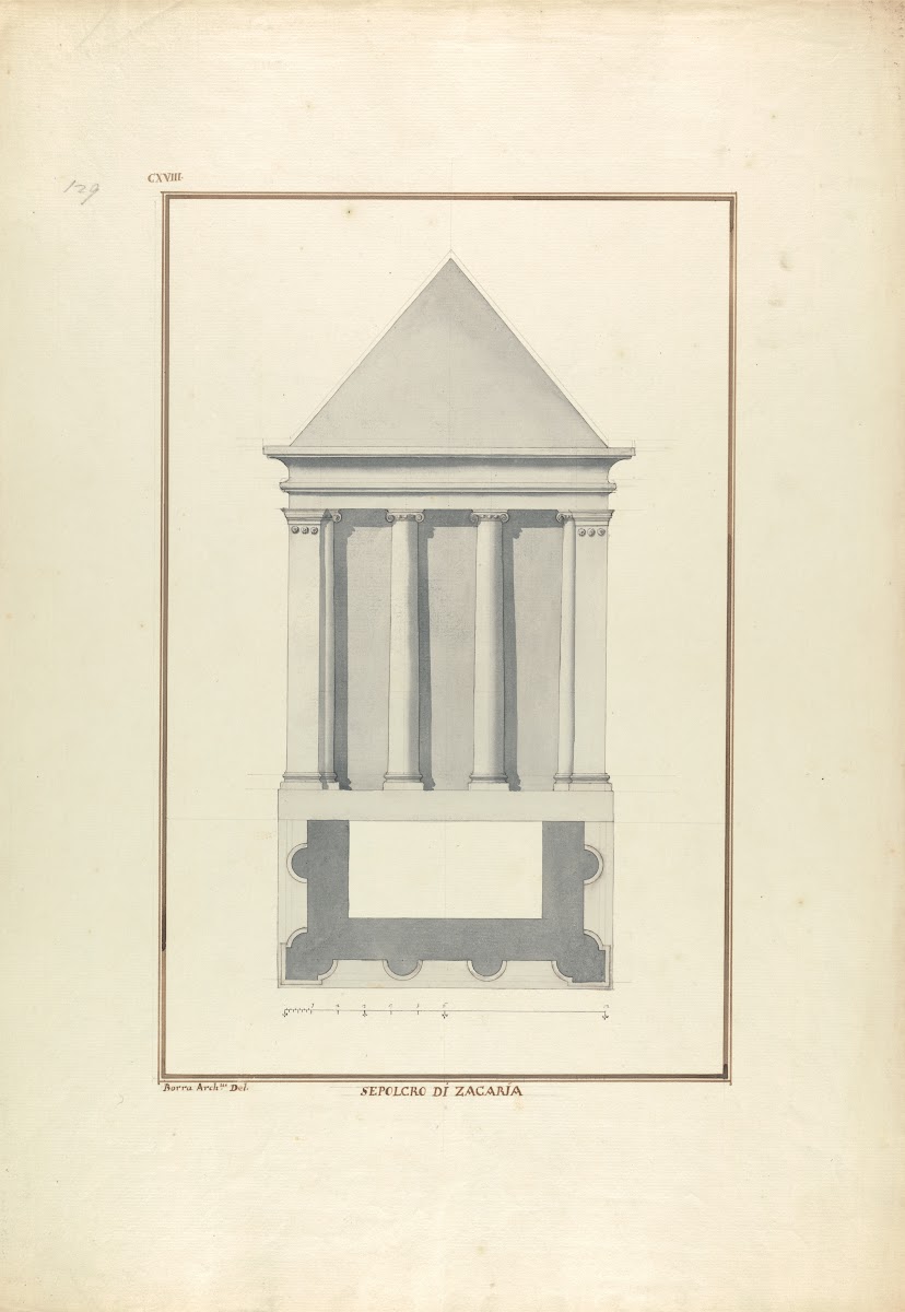 Sepolcro di Zagaria ca 1750