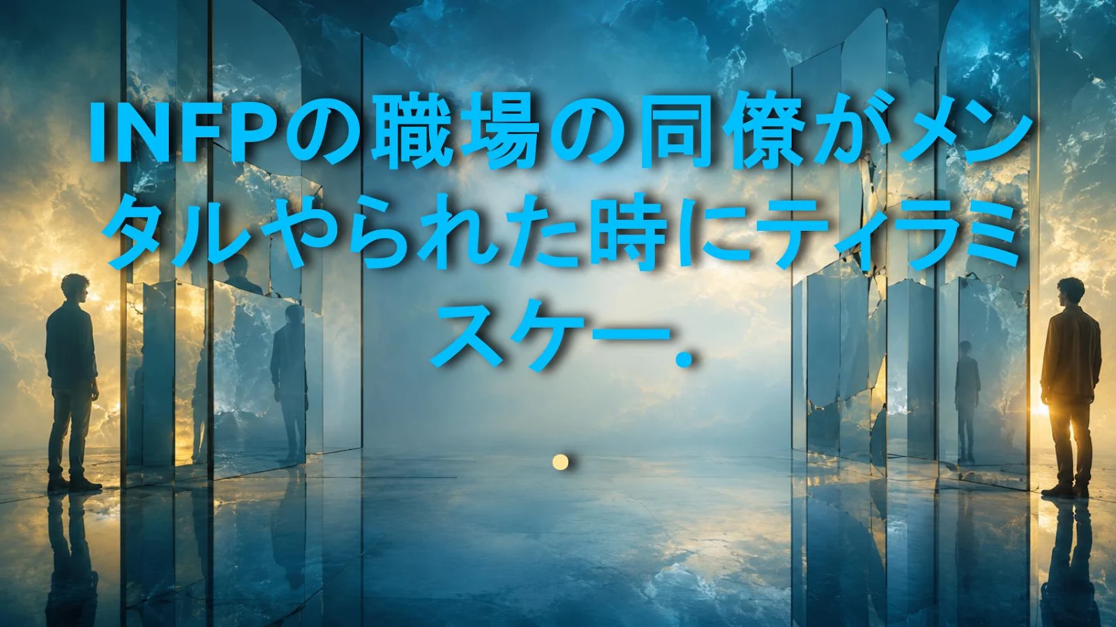INFPの職場の同僚がメンタルやられた時にティラミスケーキのように慰める裏ワザ