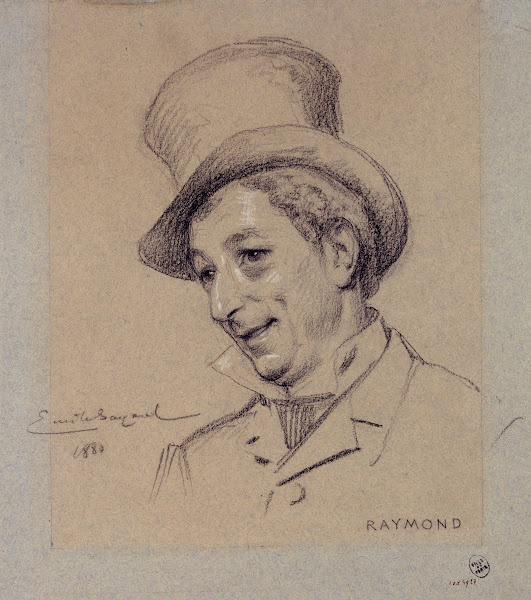 Portrait de Raymond acteur du Palais Royal 1880