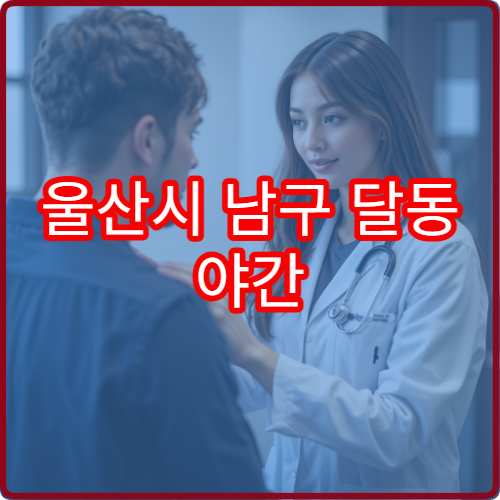울산시 남구 달동 야간 내과 진료 가능한 병원 야간 운영 정보 안내