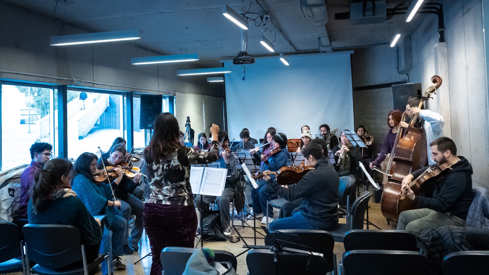 Panorámica del ensayo