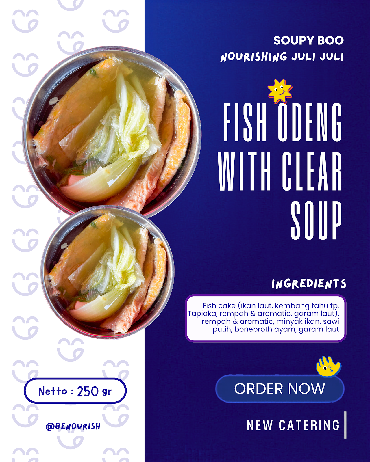 Fish Odeng With Clear Broth