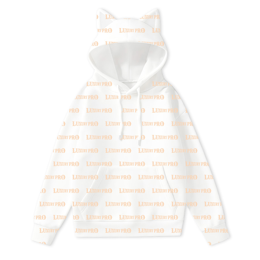 AOP Children's Cat-Ear Sweater