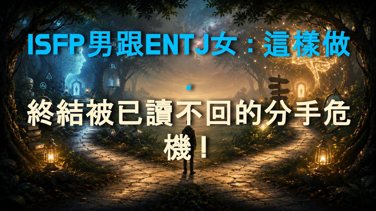 ISFP男跟ENTJ女：這樣做，終結被已讀不回的分手危機！