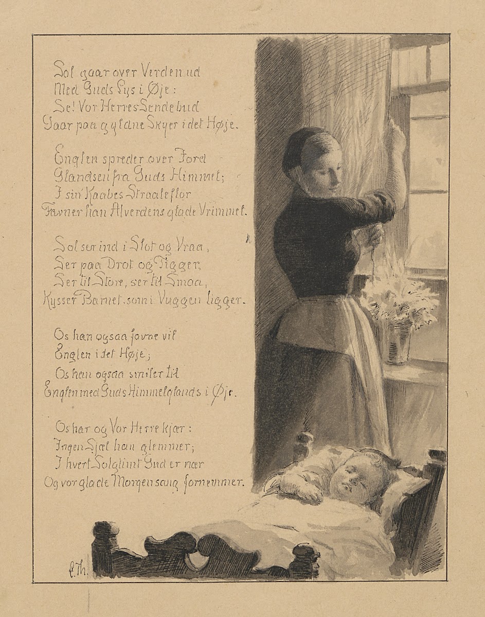 Lysets Engel gaar med Glands 1889