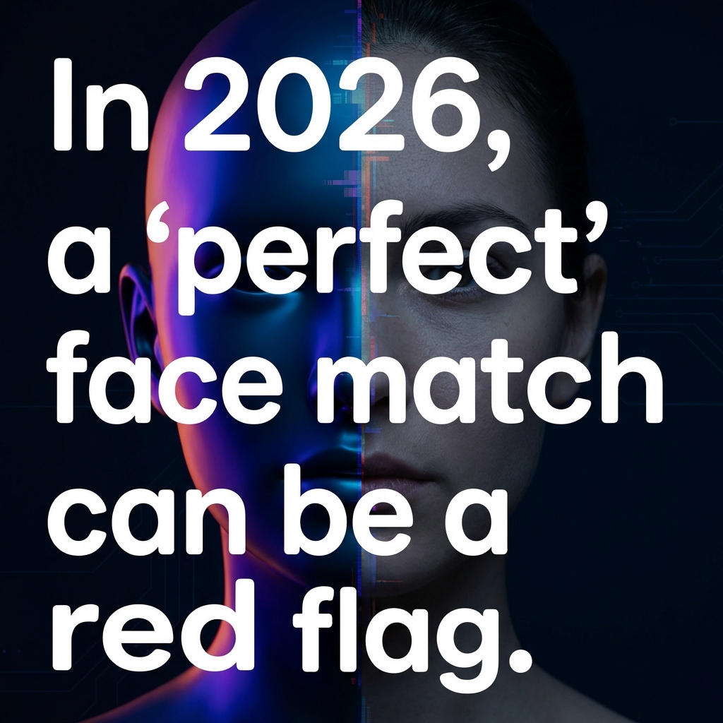 A Perfect Face Match Used to Close Cases. In 2026, It Signals Deepfake Risk.