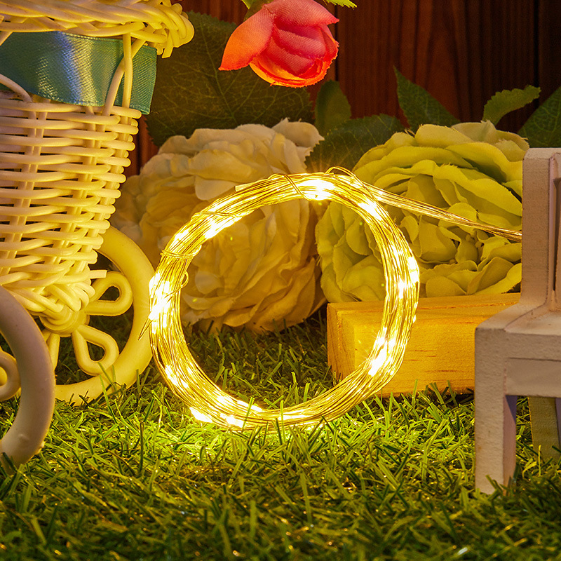 Flexible LED-Kupferdraht-Lichterkette für kreative Dekorationen