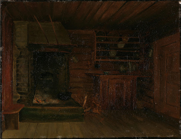 Kitchen with Fireplace 1879