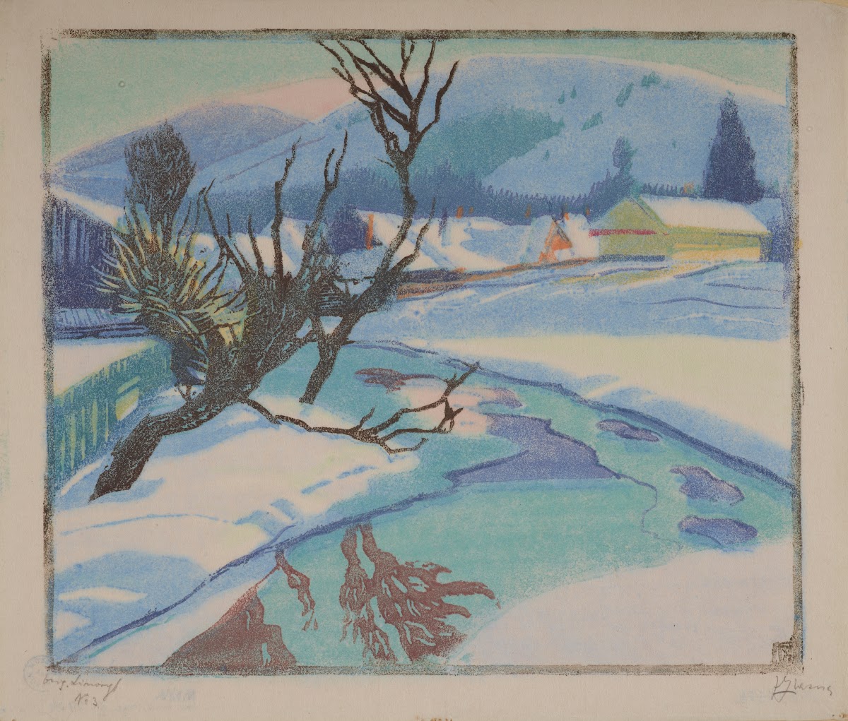 Rajcza in winter 1935