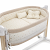Bedding set 5 el Twins in a crib 90х50 Hearts beige