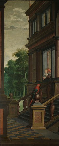 A Seven Part Decorative Sequence An Outdoor Stairway 1630   1632