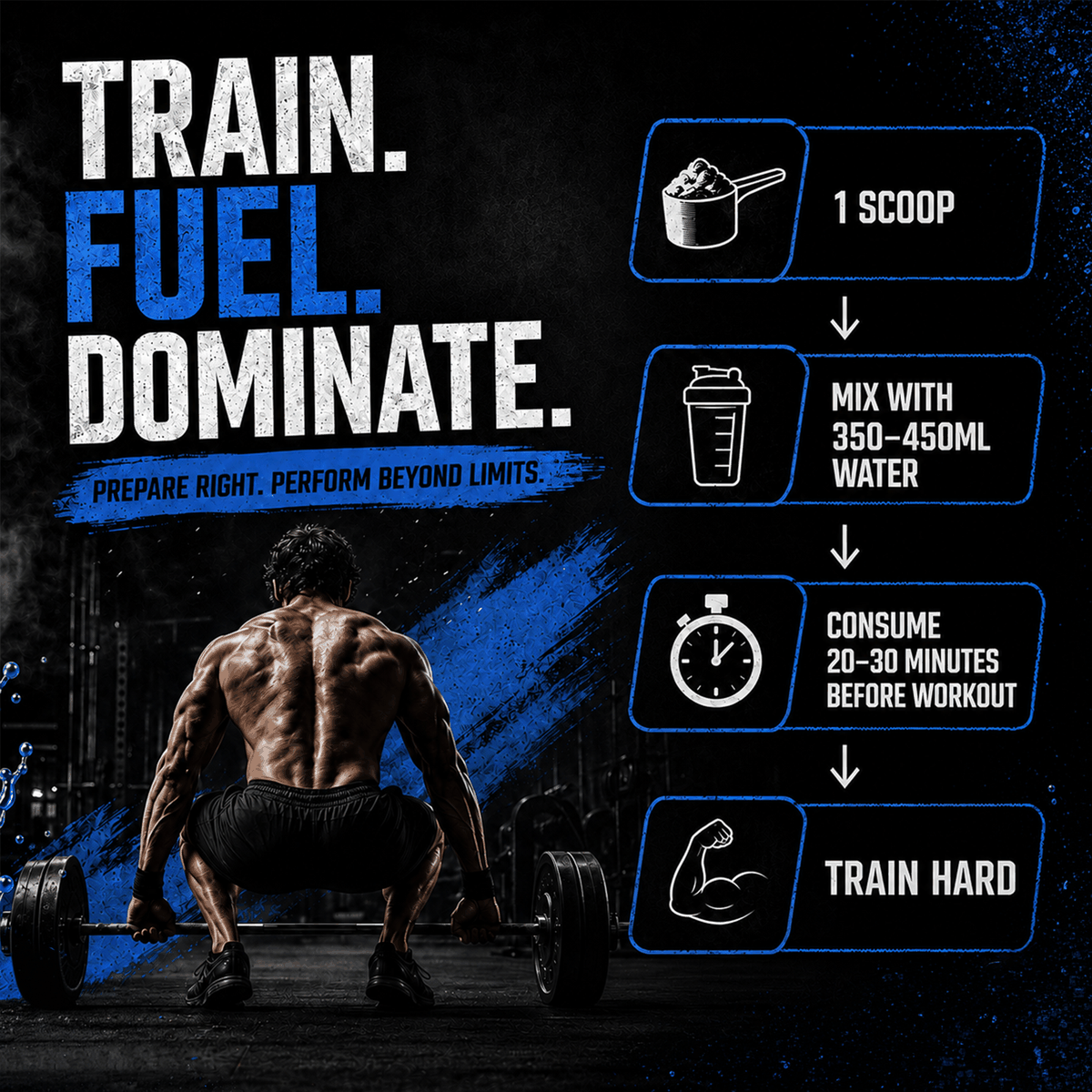 Absolute Nutrition Wolverine Pre workout — Blueraspberry, 450g