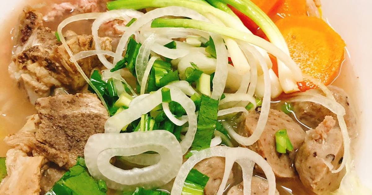 Miến bò viên