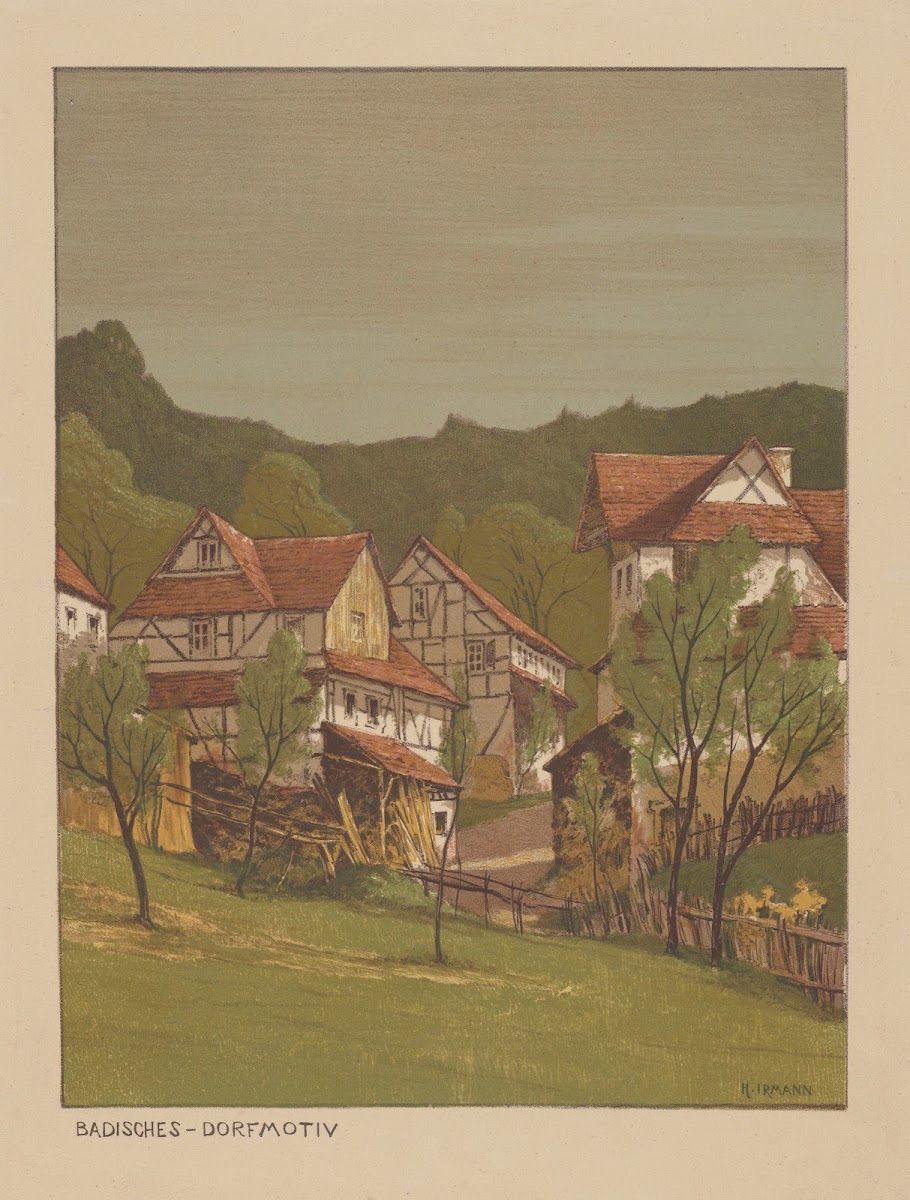 Rural Motif from Baden 1902