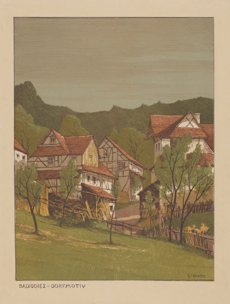 Rural Motif from Baden 1902