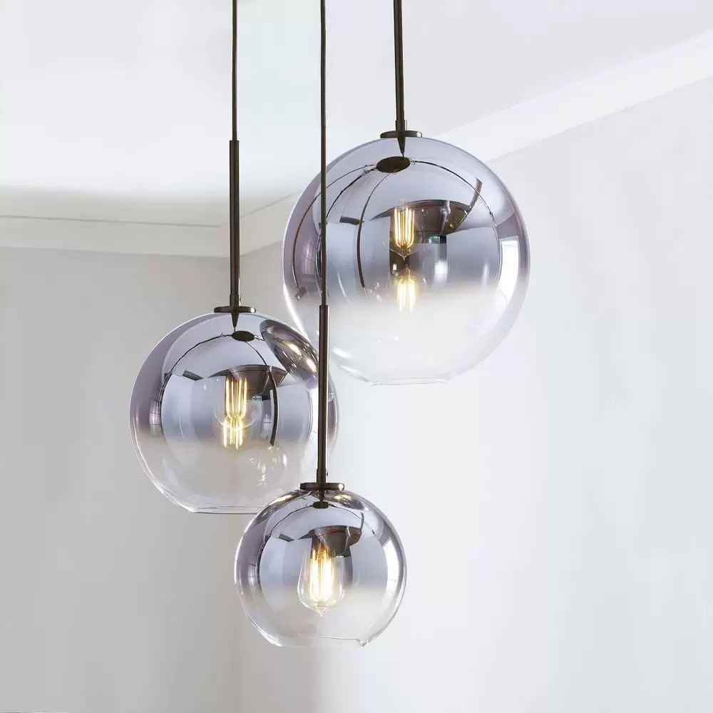 LED-Pendelleuchte im Industriestil, höhenverstellbar