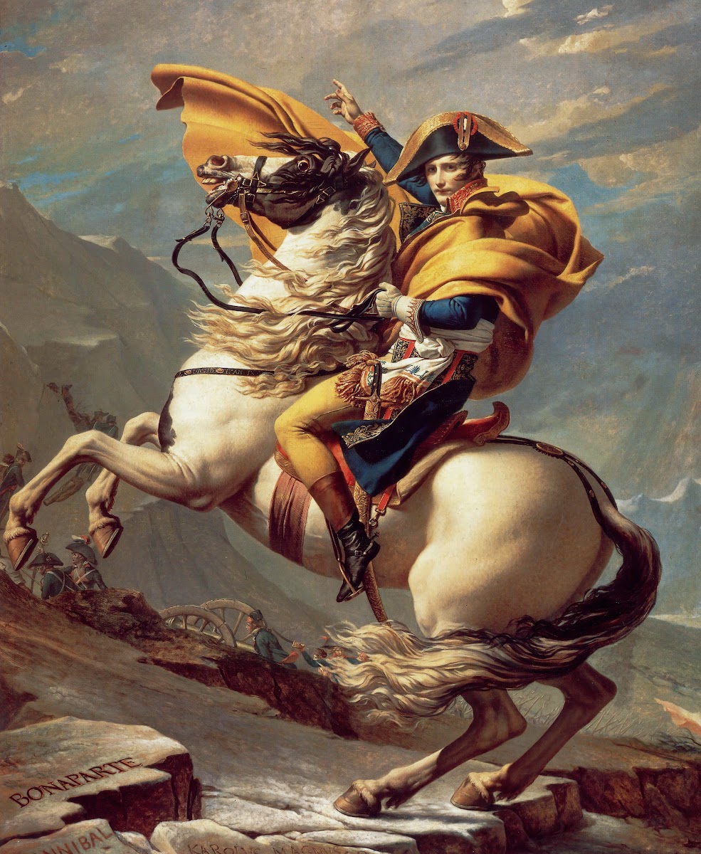 Napoleon Crossing The Alps 1800