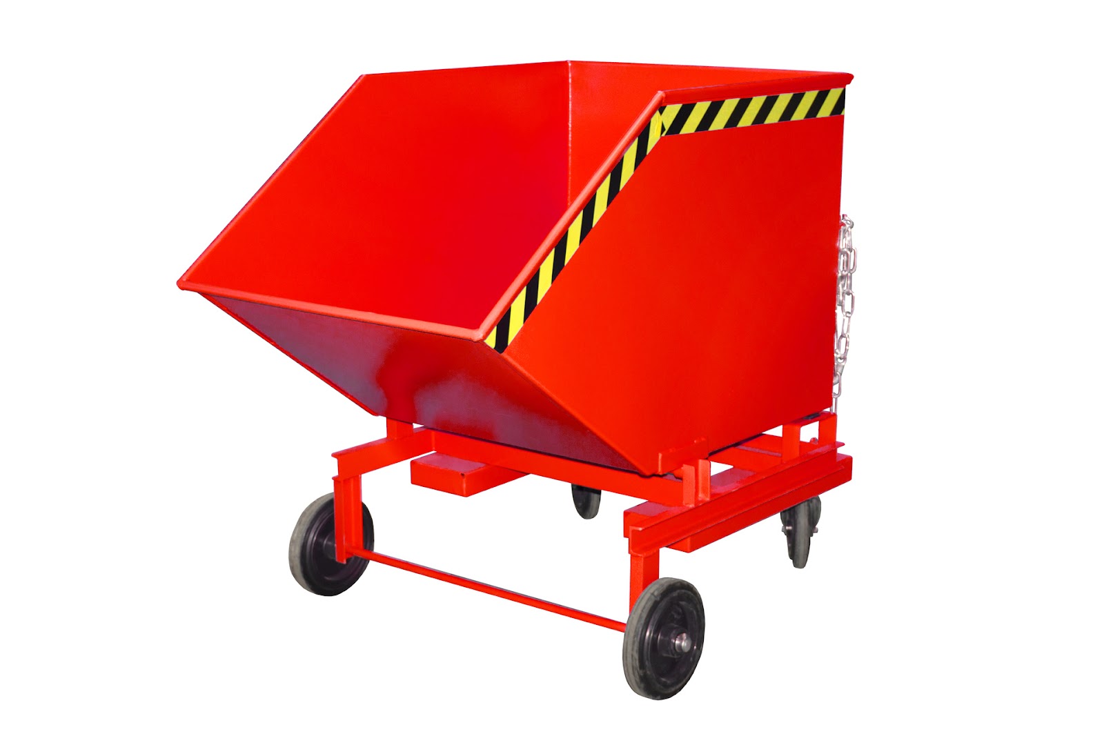 Containerwagen KW-ET 600, gelakt, Vuurrood