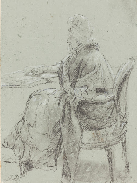 Study of an Elderly Woman for Disobedience Discovered c 1797
