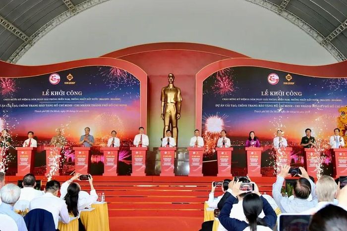 Khởi công dự án cải tạo, chỉnh trang Bảo tàng Hồ Chí Minh - Chi nhánh TPHCM - Báo Sài Gòn Giải Phóng