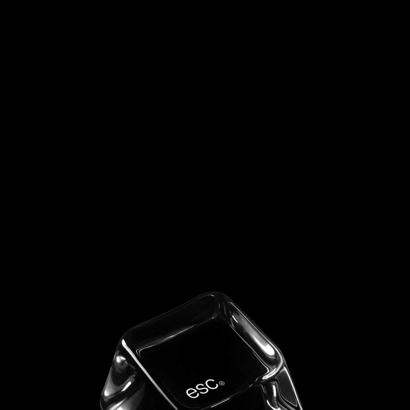 Download Clear Glass Escape Keycap Full HD iPhone