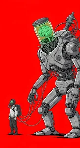 Giant Robot Controlled by Brain in a Jar