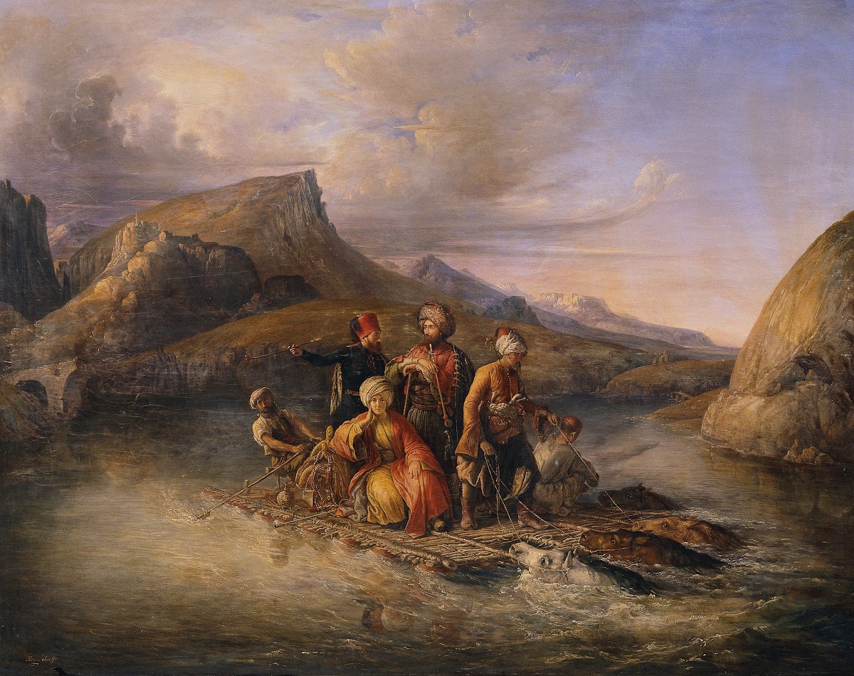 Überfahrt über den Tigris before 1850