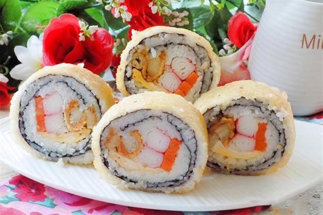 Kimbap Thập Cầm Chiên Giòn