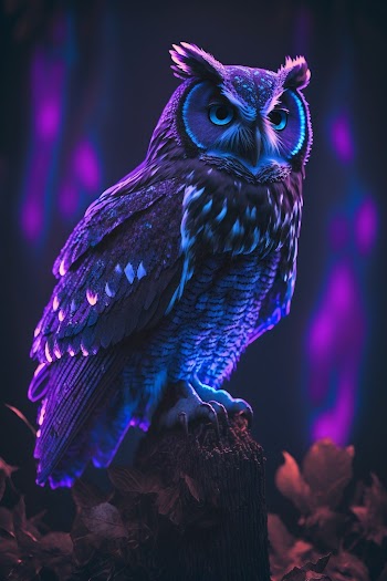 Owl Art Picture