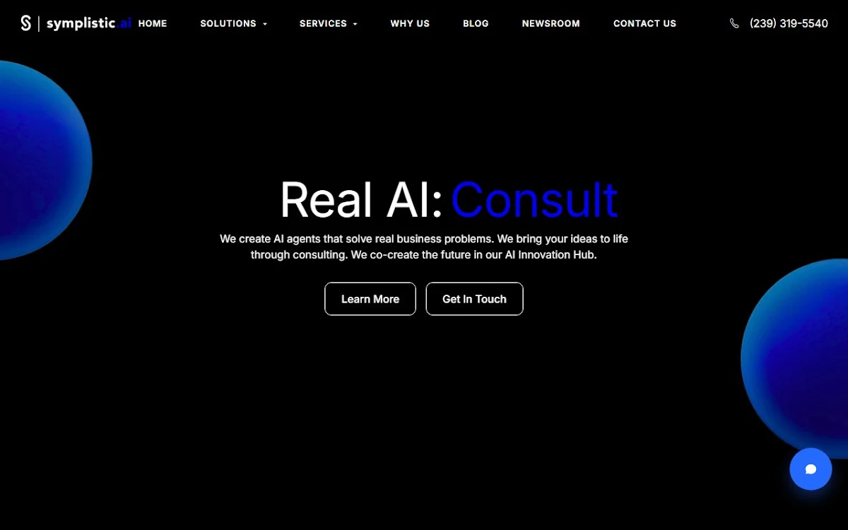 Captura de symplistic.ai