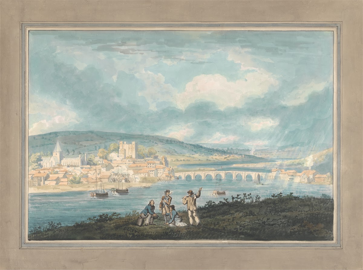 Rochester Kent from the North ca 1790