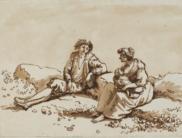 Seated Figures for Figure originali dedicare a sua Eccellenza Il Sigre Maggior G
